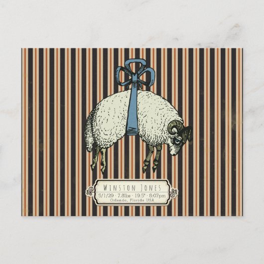  Bow Sheep™ Collectie - Briefkaart (Voorkant)