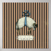  Bow Sheep™ Collectie - (Canvas optie) Poster (Voorkant)