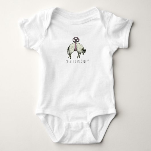  Bow Sheep™-Collectie - (meer kleuren) Romper (Voorkant)