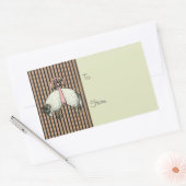 BOW Sheep DESIGNER OPTIES~ Square Stickers (Envelop)