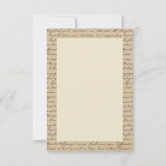 Bow Sheep ~ Uitnodigingen (Achterkant)