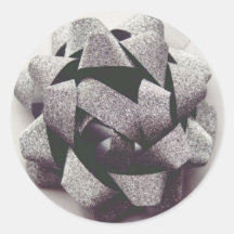 Bow Silver cadeau-boog