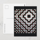 Bow Stropdas 9-Patch Quilt Briefkaart (Voorkant / Achterkant)