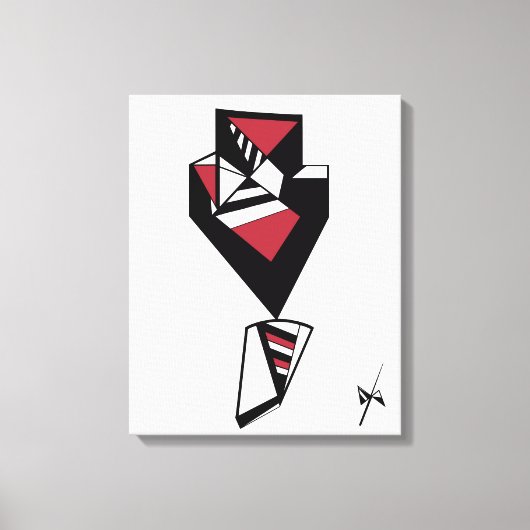 Bow Stropdas Affair Canvas Afdruk (Voorkant)