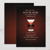 Bow Stropdas Affair Uitnodiging (Voorkant / Achterkant)