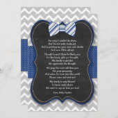 Bow Stropdas Baby shower bedankt je notities met g (Voorkant / Achterkant)