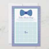 Bow Stropdas Baby shower Bingo Kaarten (Voorkant)
