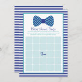 Bow Stropdas Baby shower Bingo Kaarten (Voorkant / Achterkant)