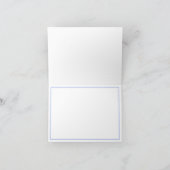 Bow stropdas Baby shower dank u kaart (Binnen)