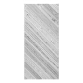 Bow Stropdas Baby shower Menu Kaart, blauw en grij (Achterkant)