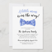 Bow Stropdas Baby shower per post lange afstand Kaart (Voorkant)