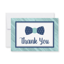 Bow Stropdas bedankje, Navy, Aqua