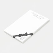 Bow Stropdas Best Man Groomsmen Weddenschap Post-it® Notes (Schuin)