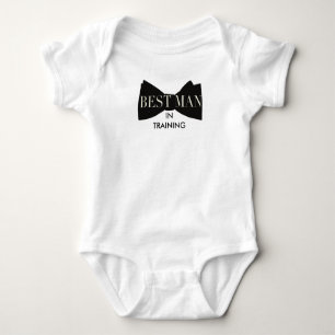 Bow Stropdas Beste Man In Training   BABY Romper
