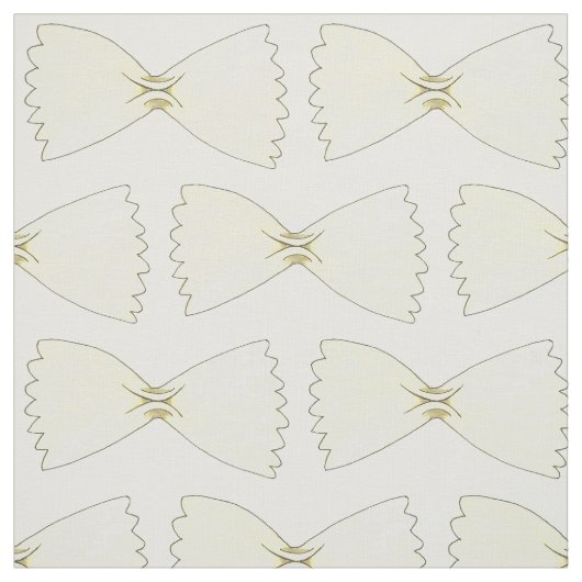 Bow Stropdas Bowtie Pasta schept Italiaans voedsel Stof (Swatch)