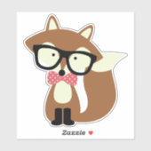 Bow Stropdas Brown Fox Sticker (Vel)