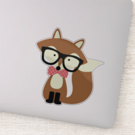 Bow Stropdas Brown Fox Sticker
