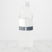 Bow Stropdas Flessenwikkel voor Baby Toewijding Waterfles Etiket (Achterkant)