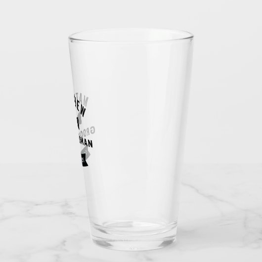 Bow Stropdas Groomsman Glas (Links)