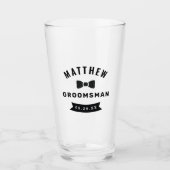 Bow Stropdas Groomsman Glas (Voorkant)