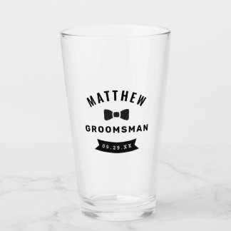 Bow Stropdas Groomsman Glas