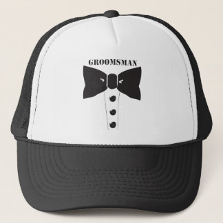 Bow Stropdas Groomsman Trucker Pet