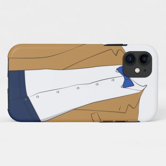 Bow Stropdas iPhone 5 Hoesje (Achterkant (horizontaal))