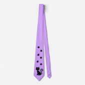 Bow Stropdas Kat Violet (Voorkant)
