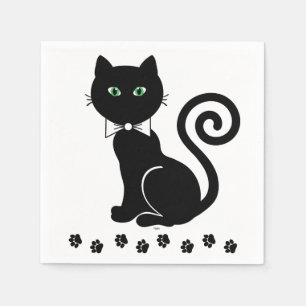 Bow Stropdas kattenservetten Servet
