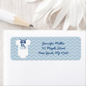 Bow Stropdas Little Man Baby shower Adres Etiket (Insitu)