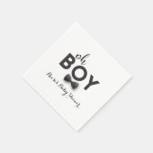 Bow Stropdas Little Man Baby shower servet (Hoek)