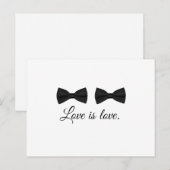 BOW STROPDAS LOVE -.png Briefkaart (Voorkant / Achterkant)