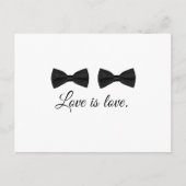 BOW STROPDAS LOVE -.png Briefkaart (Voorkant)