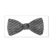 Bow Stropdas Menskleding Bowtie Wedding Groom Prom Rubberstempel (Afrduk)