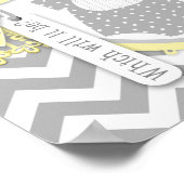 Bow-stropdas of Tutu Gender openbaart banner Poster (Hoek)