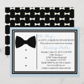 Bow Stropdas Oh Boy Baby shower Uitnodiging (Voorkant / Achterkant)