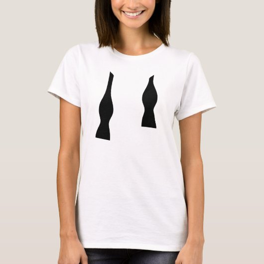 Bow Stropdas ongebruikt T-shirt (Voorkant)