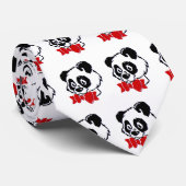 Bow Stropdas Panda (Opgerold)