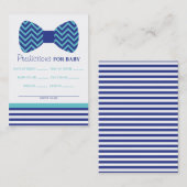 Bow Stropdas Predication Card Groot Visitekaartje (Voorkant / Achterkant)