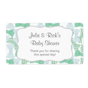 Bow Stropdas Waterfles Favor bowties- pas het aan! Etiket