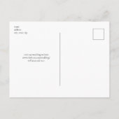 Bow Stropdas zwart-wit Save the Date Announounding Aankondigingskaart (Achterkant)