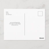 Bow Stropdas zwart-wit Save the Date Announounding Briefkaart (Achterkant)