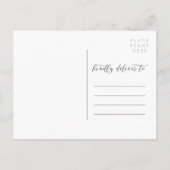 Bow Stropdassen - Gay Wedding Save the Date Aankondigingskaart (Achterkant)