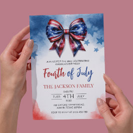 Bow Thema 4th of July Patriottische Partij Kaart