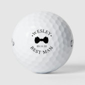 Bow Tie Best Man Golfballen (Voorkant)