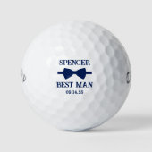 Bow Tie Best Man Golfballen (Voorkant)
