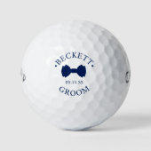 Bow Tie Groom Golfballen (Voorkant)