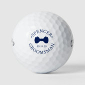 Bow Tie Groomsman Golfballen (Voorkant)