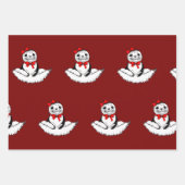Bow-tiful Seal – Christmas Edition Inpakpapier Vel (Voorkant 2)