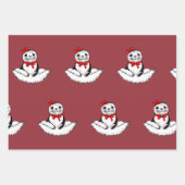 Bow-tiful Seal – Christmas Edition Inpakpapier Vel (Voorkant)